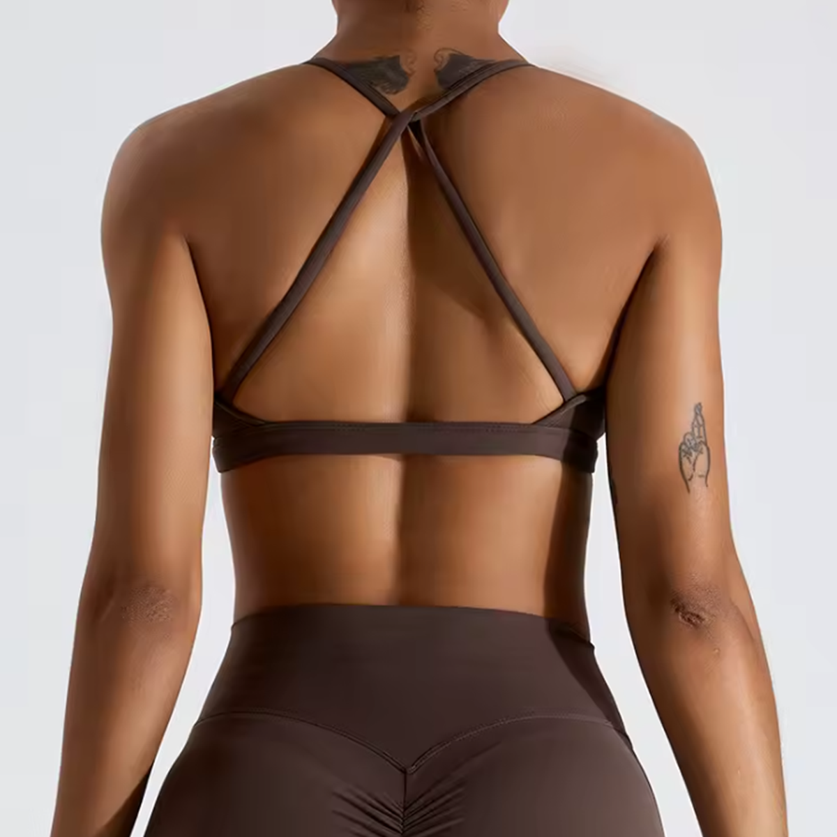 Sujetador de soporte con escote en V cruzado