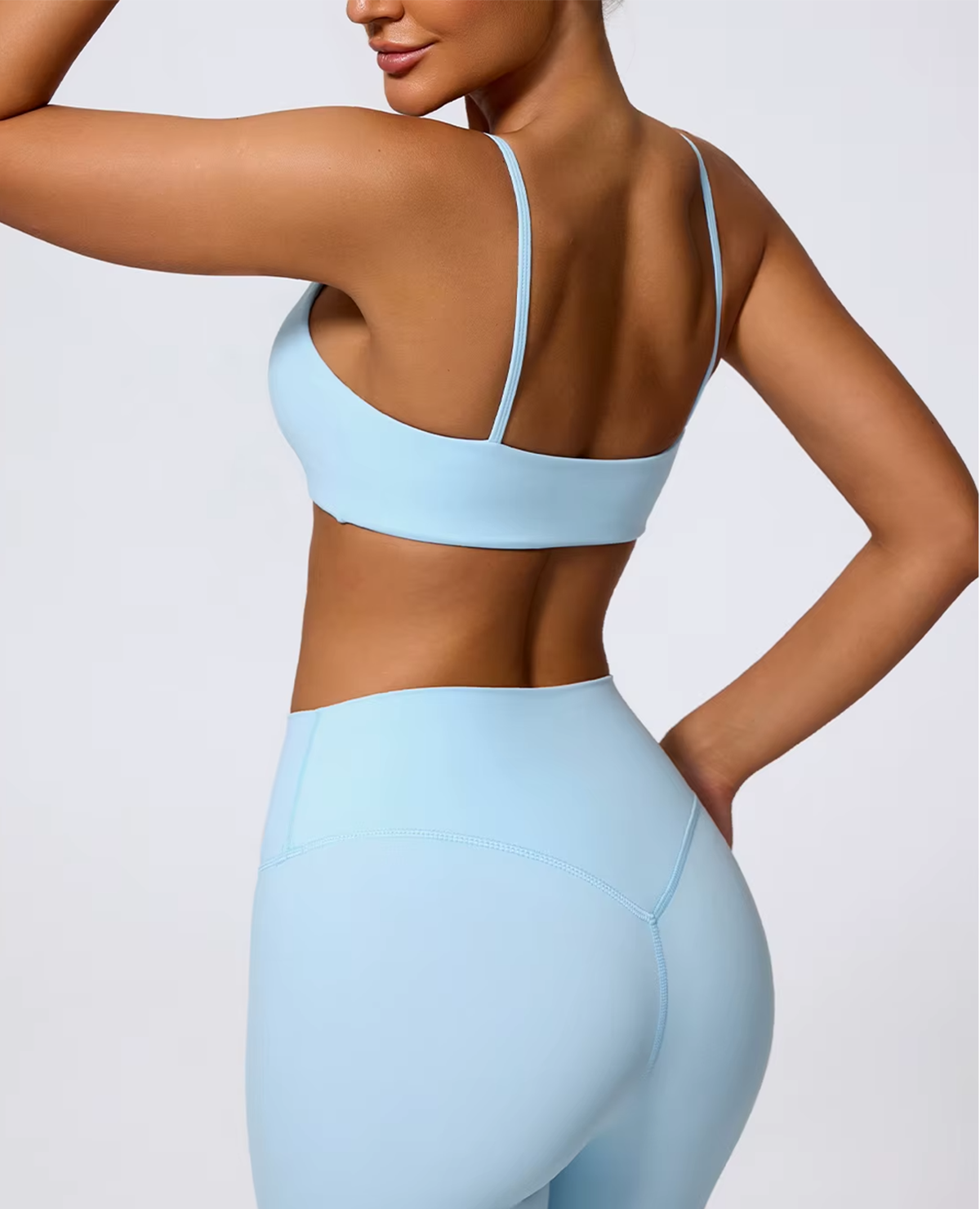 Seamless Sculpt Support Set – Double-Strap Bra + High-Waist Short | High waist Legging - NEOFORMA APPAREL