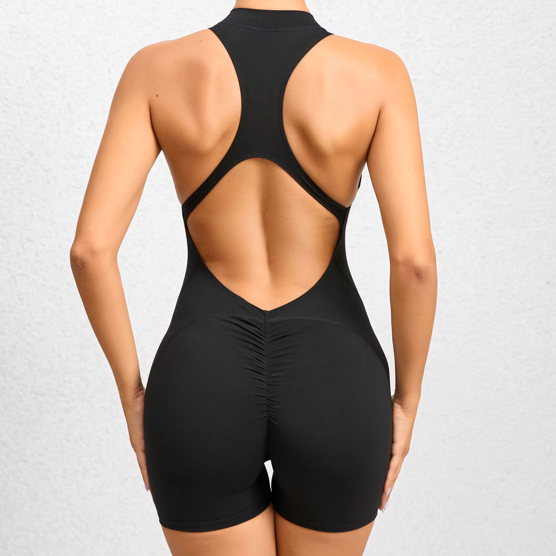 Racerback Push-Up Yoga Jumpsuit for Comfort & Freedom of Movement - NEOFORMA APPAREL
