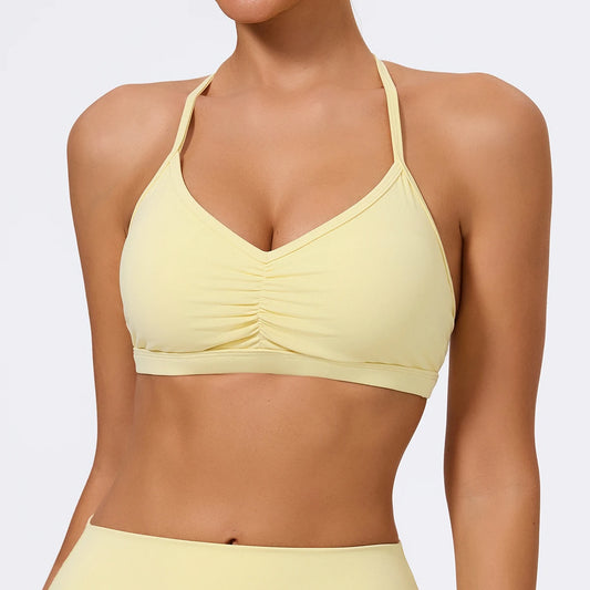 Crossover V-Neck Support Bra - NEOFORMA APPAREL