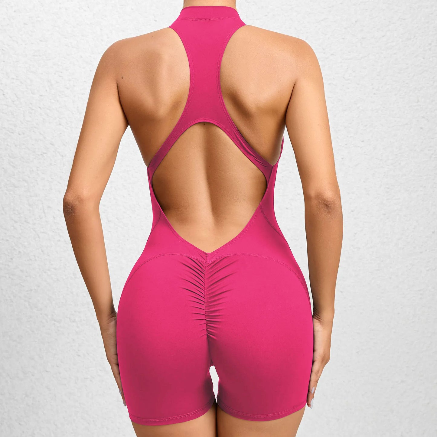 Racerback Push-Up Yoga Jumpsuit for Comfort & Freedom of Movement - NEOFORMA APPAREL