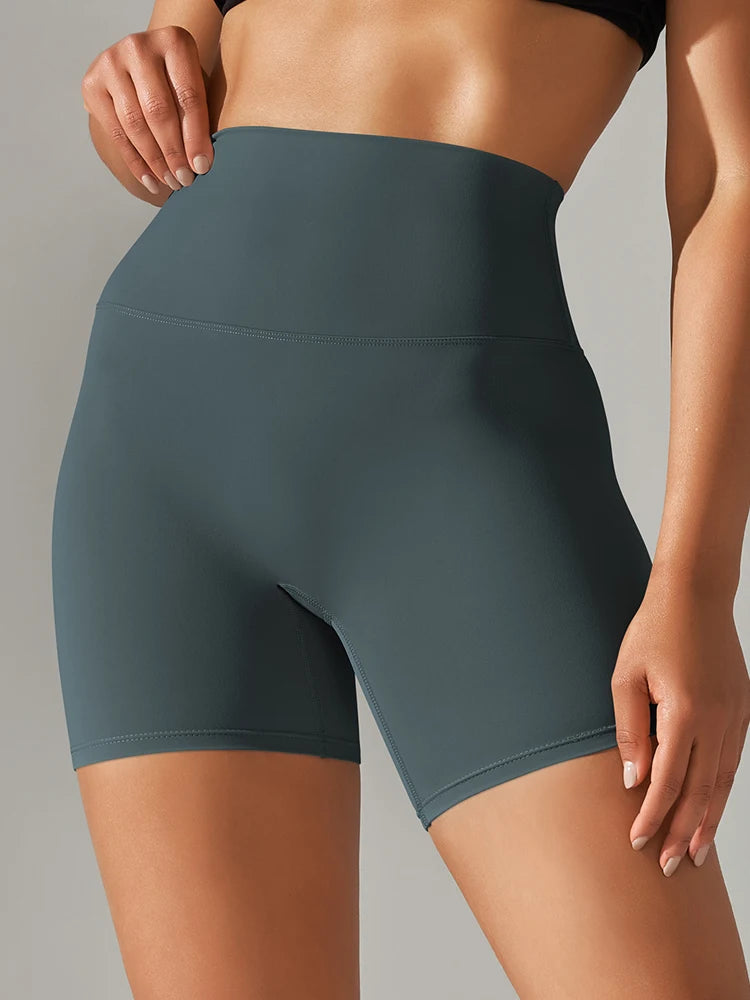 Essential Second Skin High-Waist Shorts - NEOFORMA APPAREL