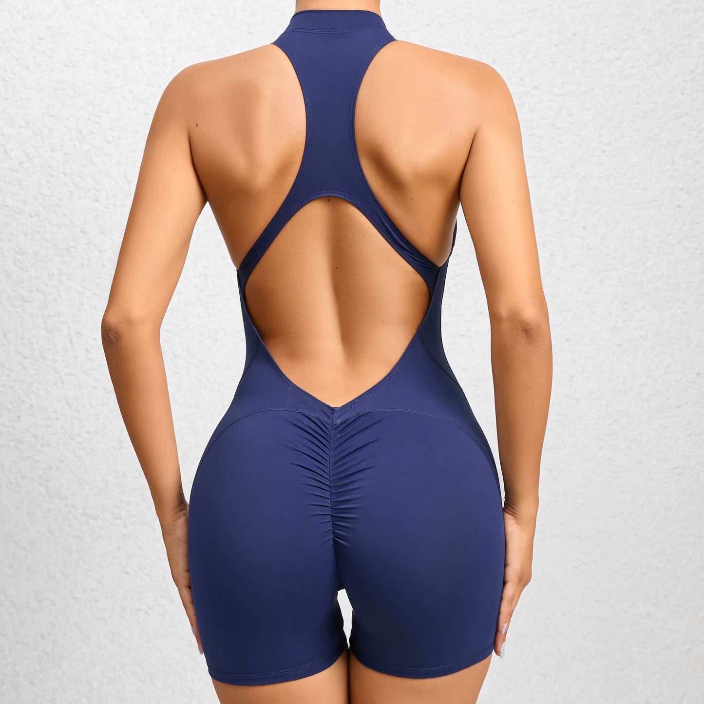 Racerback Push-Up Yoga Jumpsuit for Comfort & Freedom of Movement - NEOFORMA APPAREL